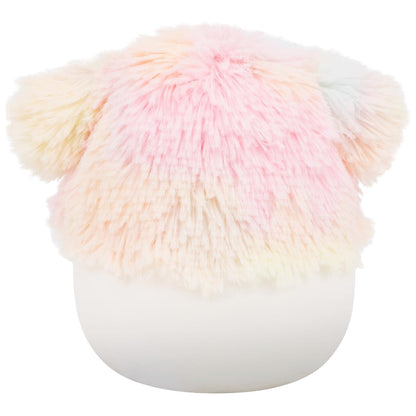 Squishmallows Value | 5" Zaylee the White Bigfoot with Rainbow Mane | Jazwares