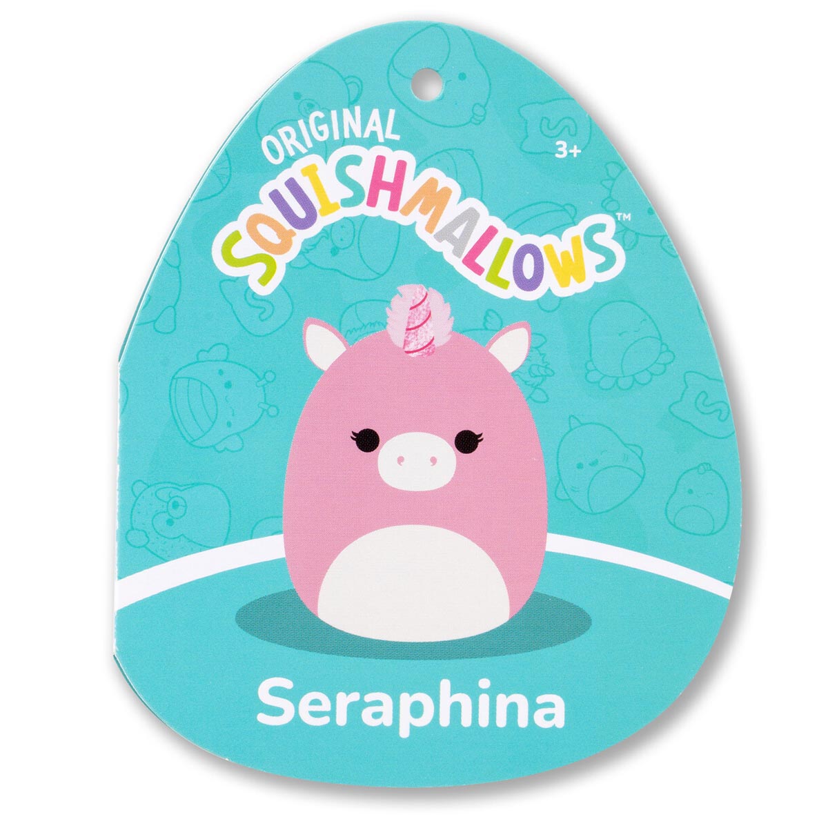 Squishmallows Trusted | 5" Seraphina the Light Pink Unicorn with Sparkle Horn | Jazwares