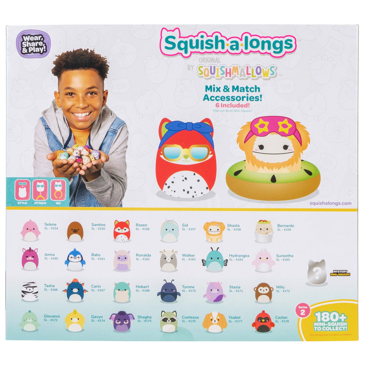 Squishmallows Smart Buy | Squish-a-longs Mini-Squish 25-Pack | Jazwares