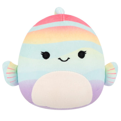 Squishmallows Top Pick | 5" Canda the Rainbow Striped Fish | Jazwares