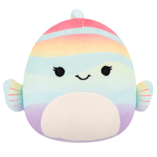 Squishmallows Top Pick | 5" Canda the Rainbow Striped Fish | Jazwares