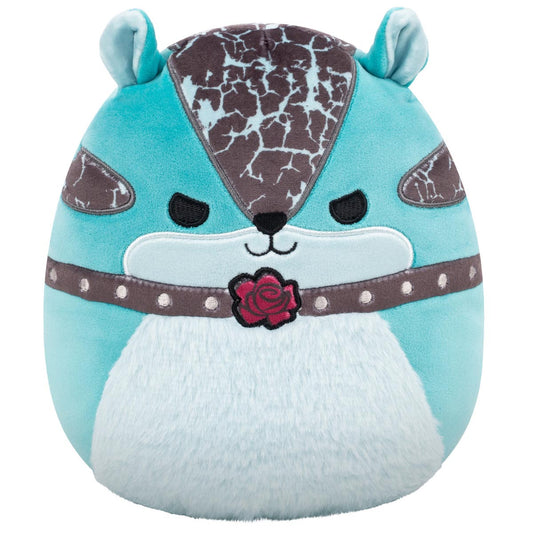 Squishmallows Smart Buy | 8" Samsara the Teal Chipmunk with Choker | Jazwares
