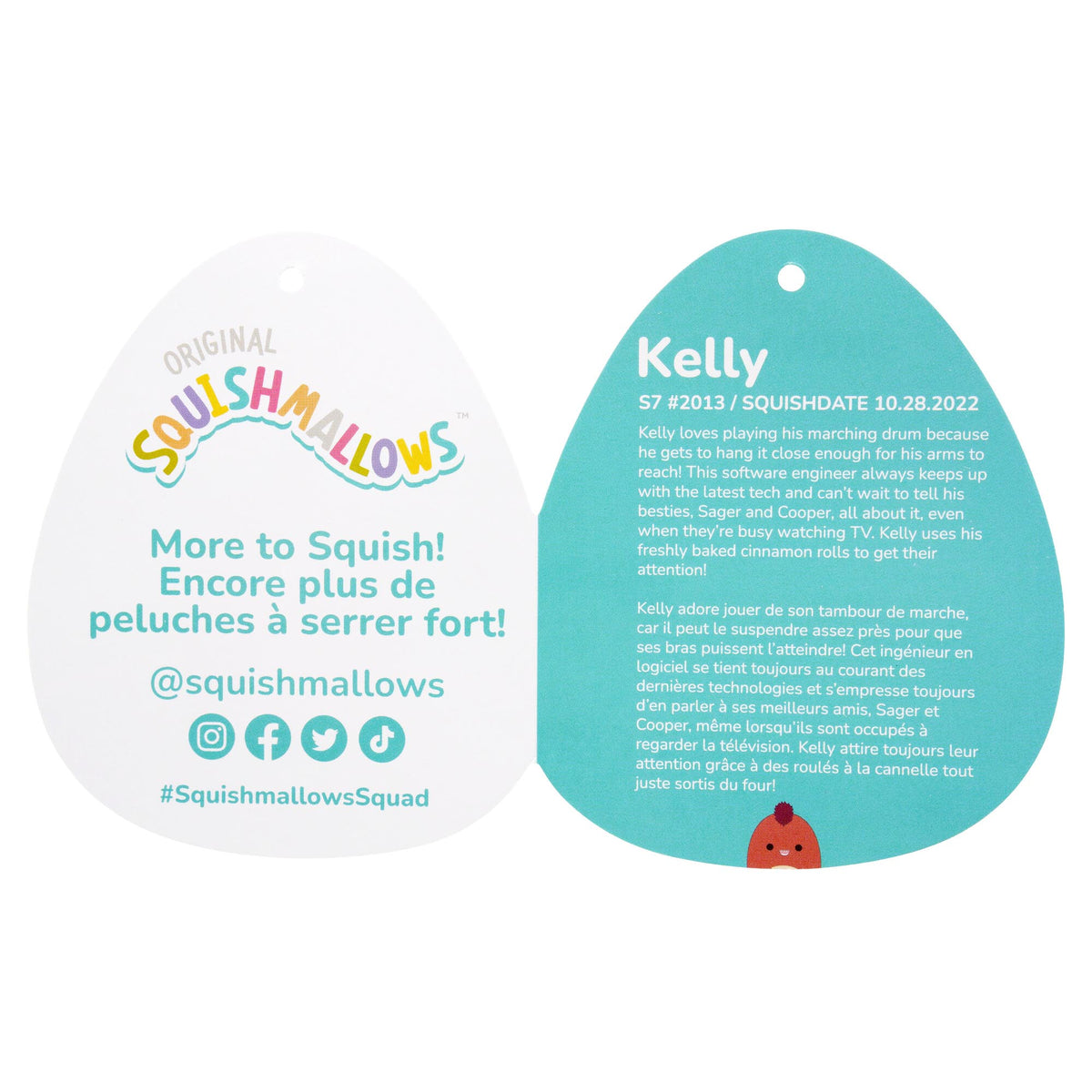 Squishmallows Best Price | 8" Kelly the Red Velociraptor | Jazwares