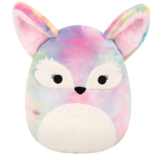 Squishmallows Best Price | 8" Paulette the Rainbow Tie-Dye Fennec Fox | Jazwares
