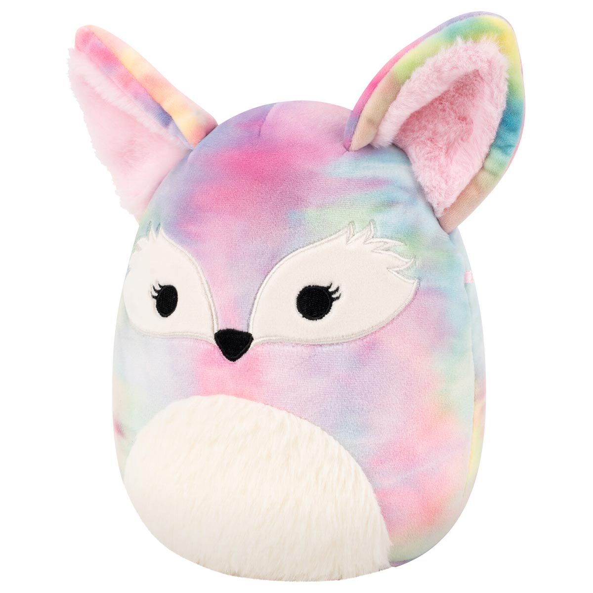 Squishmallows Best Price | 8" Paulette the Rainbow Tie-Dye Fennec Fox | Jazwares