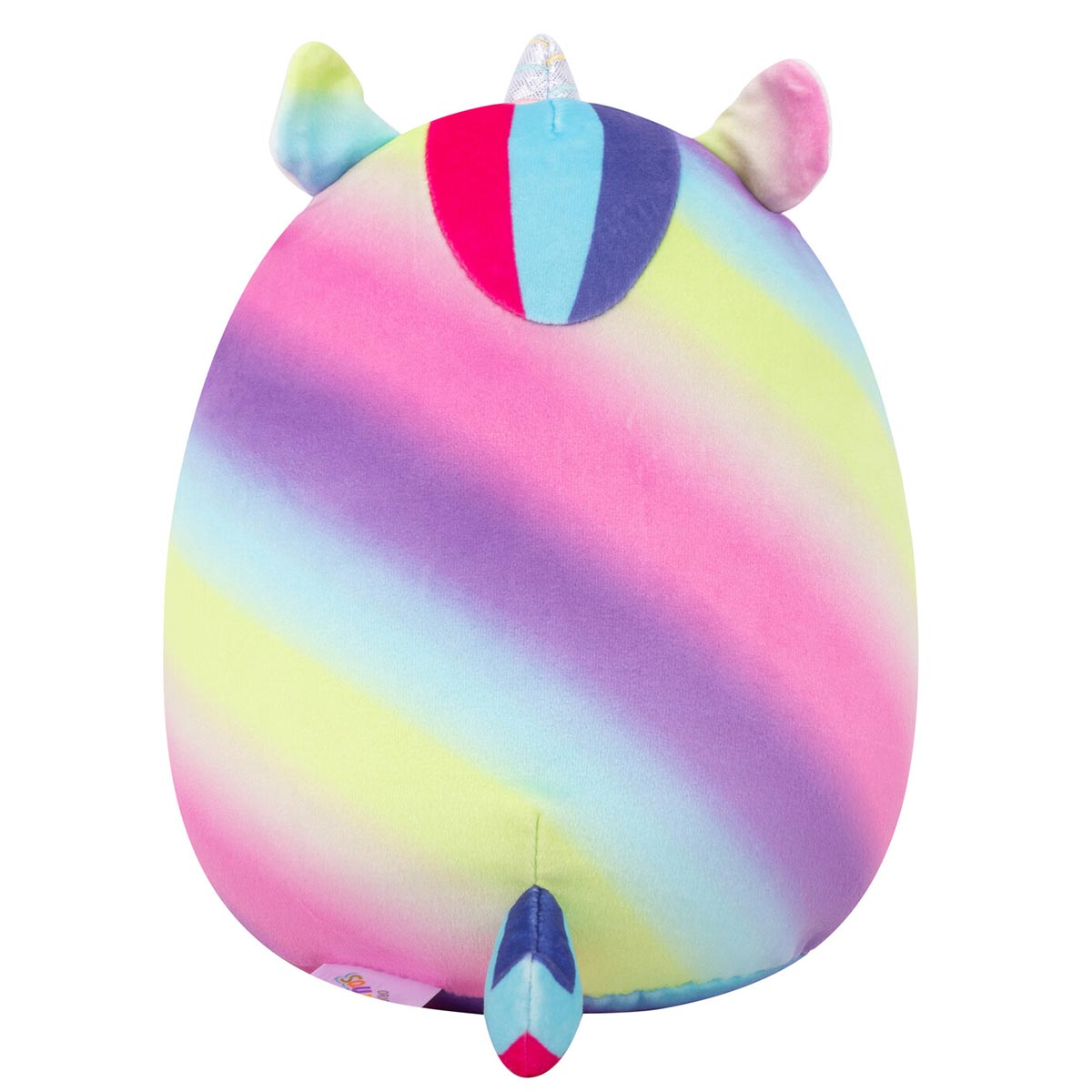 Squishmallows Great Value | 8" Clarissa the Rainbow Unicorn with Fuzzy Belly | Jazwares