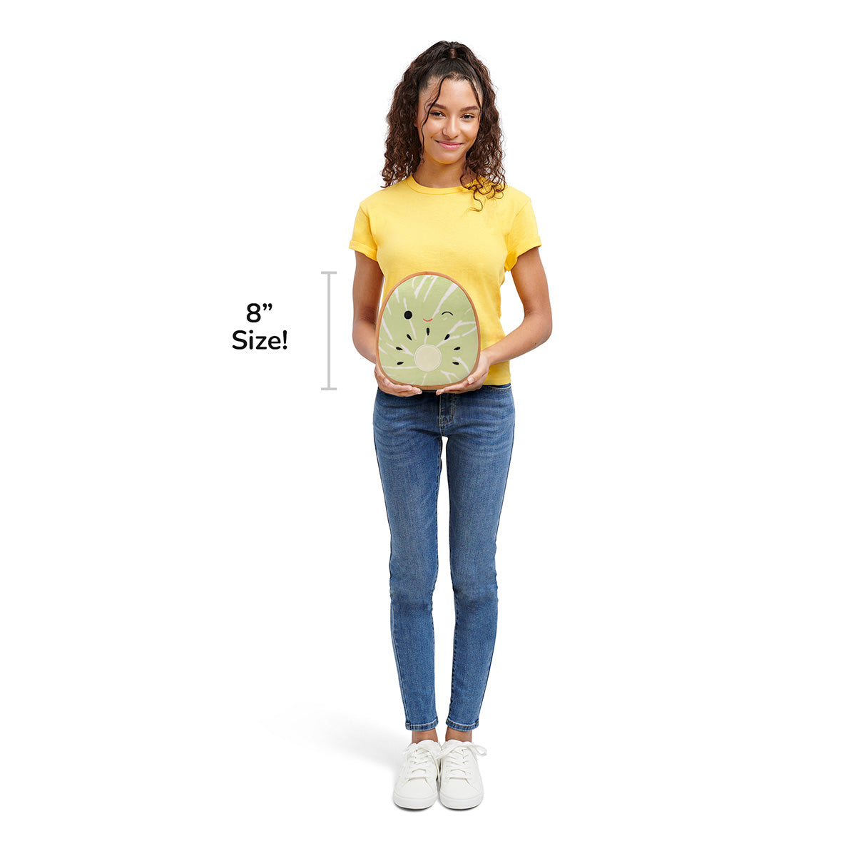 Squishmallows Best Seller | 8" Kachina the Winking Kiwi | Jazwares