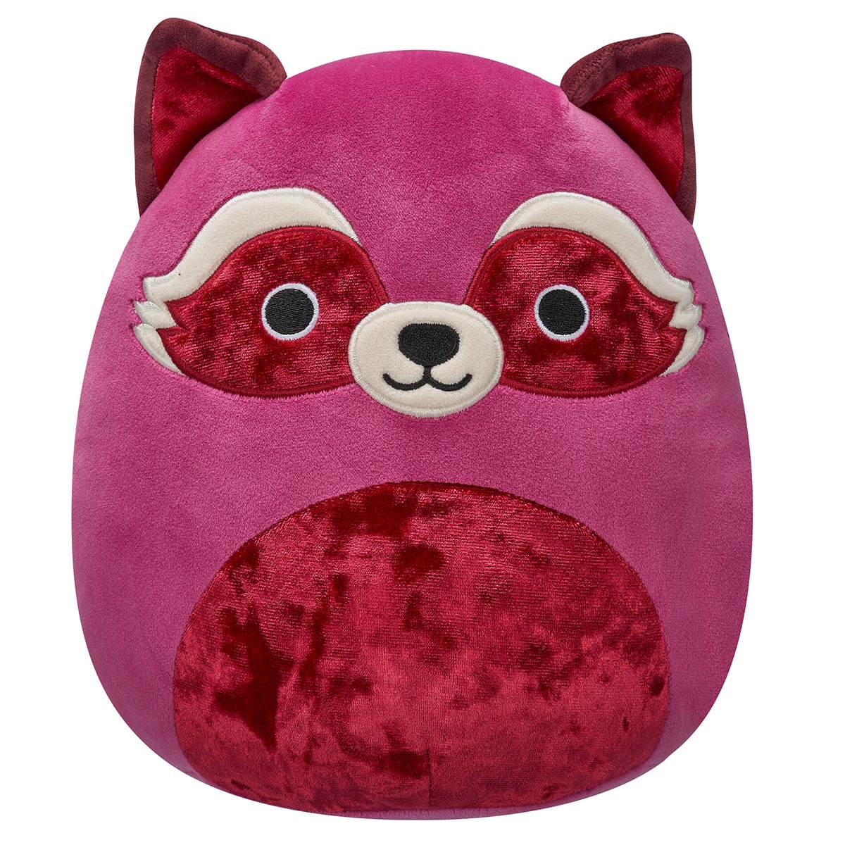 Squishmallows Best Price | 8" Olivieri the Maroon Raccoon with Velvet Accents | Jazwares