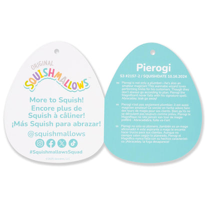 Squishmallows Quality | 3.5" Pierogi the Banana Monkey Shake Clip | Jazwares