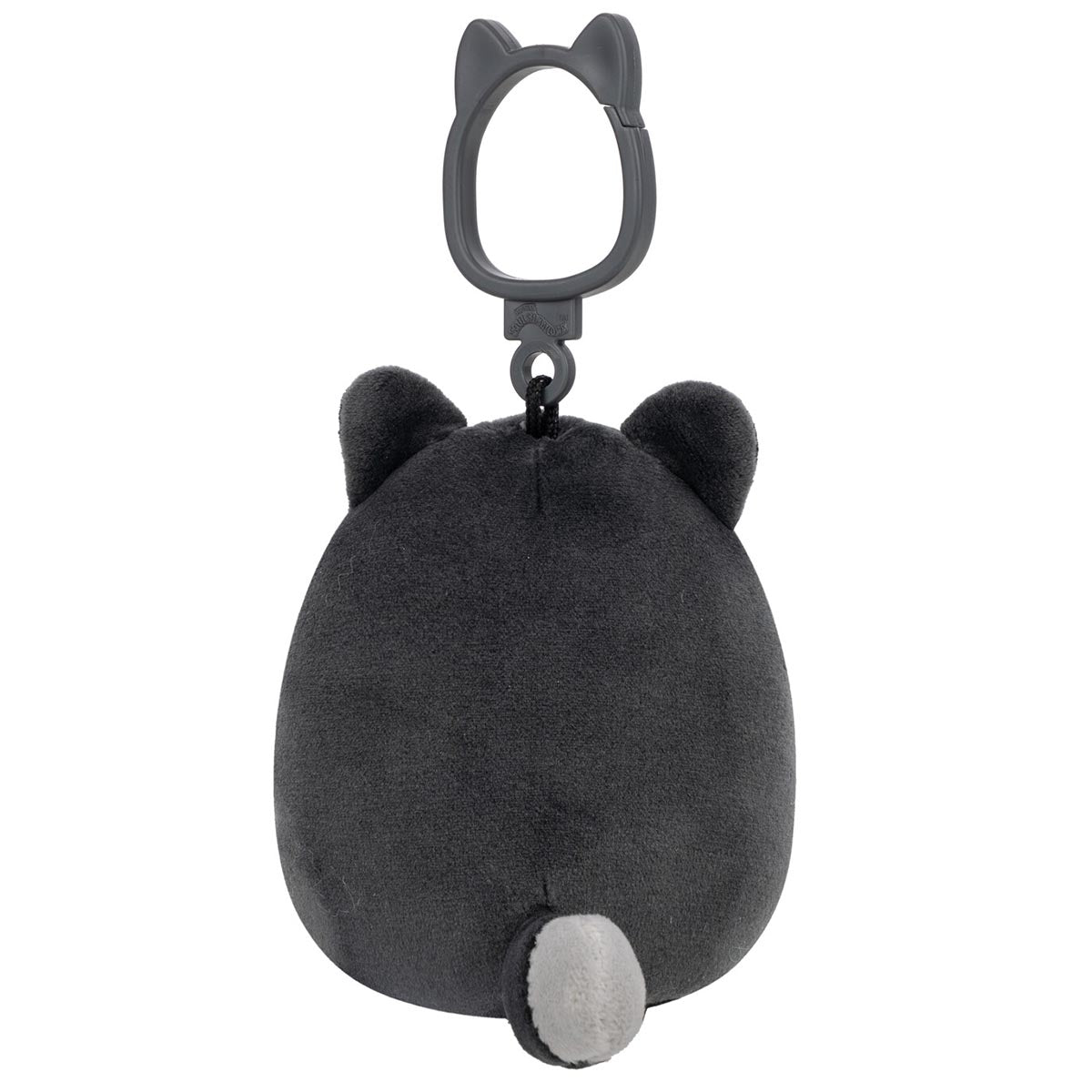Squishmallows Essential | 3.5" Dmitri the Dark Grey Wolf Clip | Jazwares