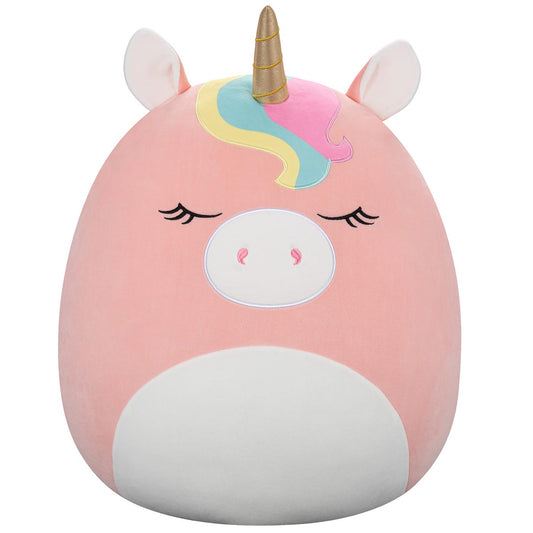 Squishmallows Exclusive | Ilene the Pink Unicorn With Rainbow Mane | Jazwares