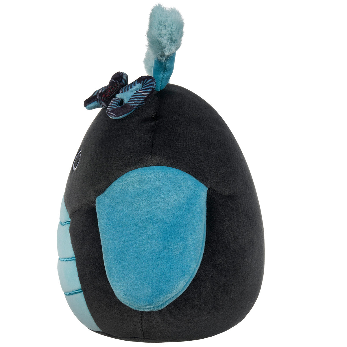 Squishmallows Exclusive | 14" Celie the Teal and Black Grasshopper with Bow | Jazwares
