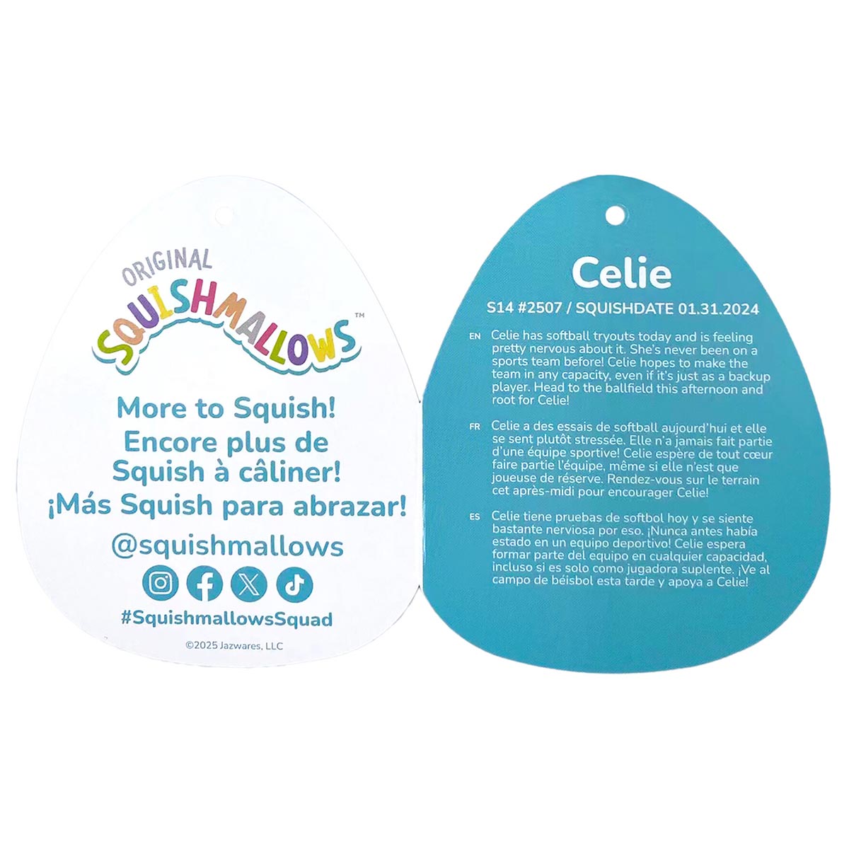 Squishmallows Exclusive | 14" Celie the Teal and Black Grasshopper with Bow | Jazwares