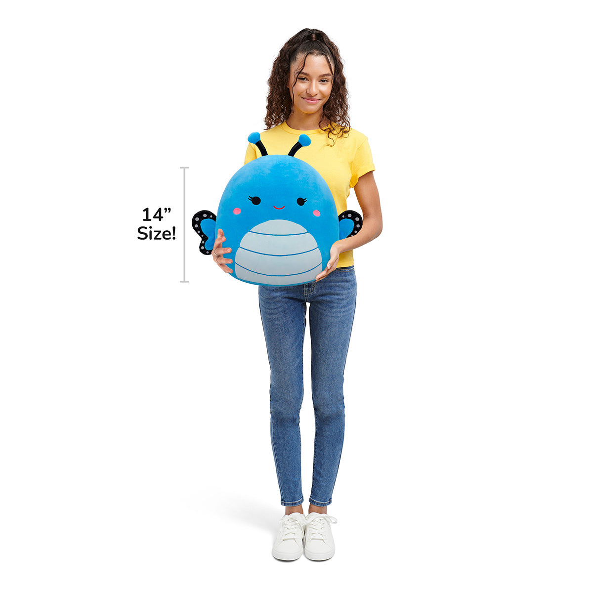 Squishmallows Deals | 14" Waverly the Blue Butterfly | Jazwares
