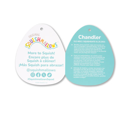 Squishmallows Customer Favorite | 12" Chandler the Yellow Shark | Jazwares