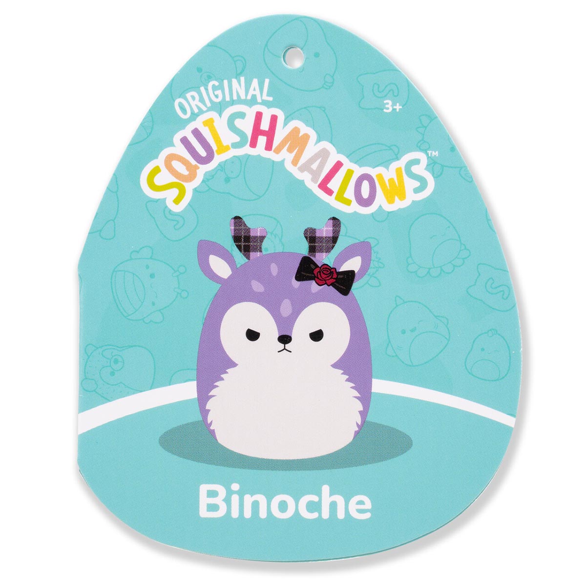 Squishmallows Smart Buy | 14" Binoche the Purple Fawn | Jazwares