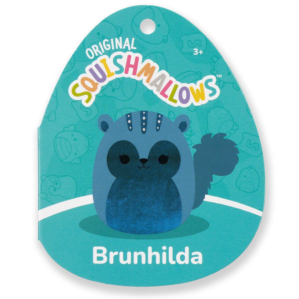 Squishmallows Best Seller | 14" Brunhilda the Blue Tonal Squirrel | Jazwares