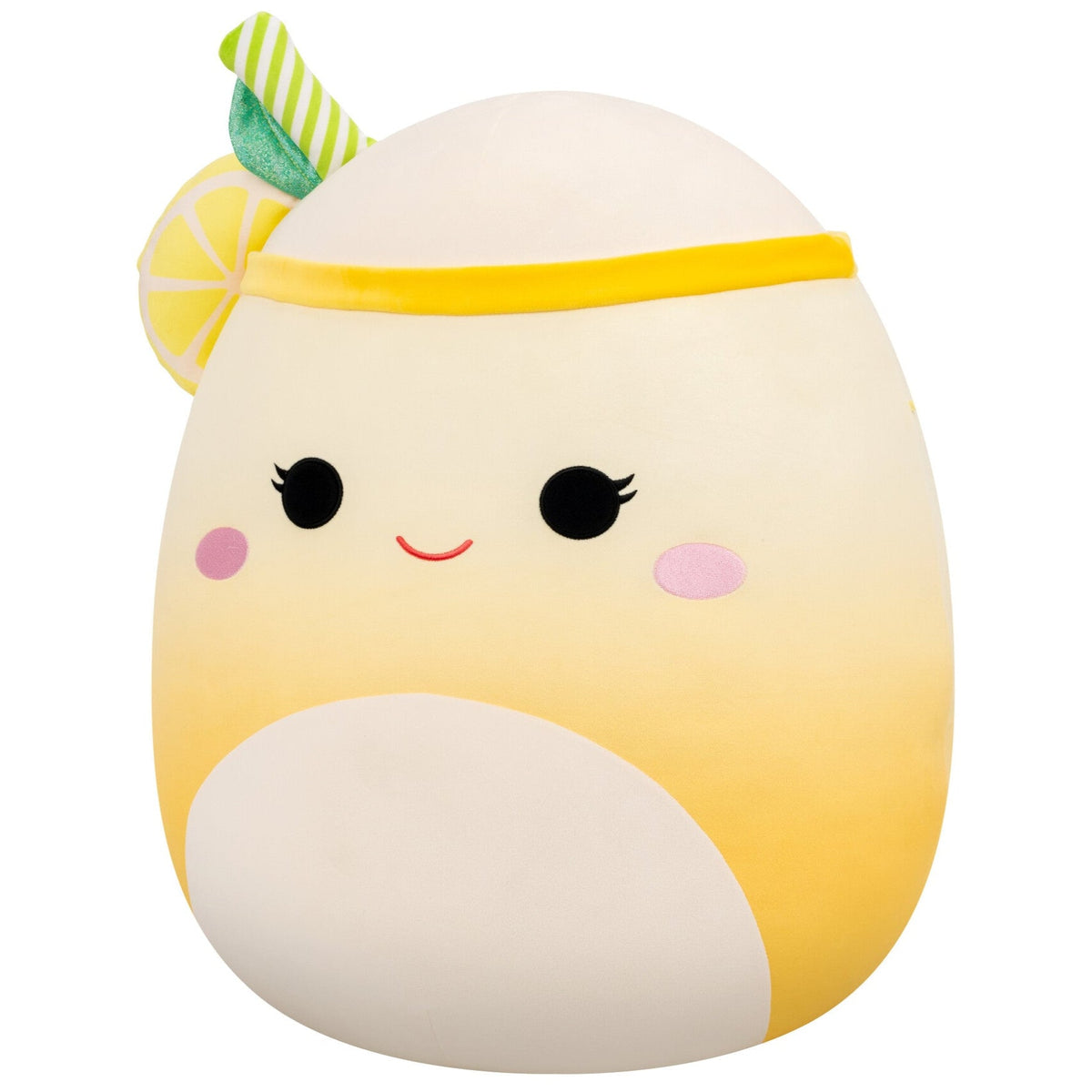 Squishmallows Popular | 20-Inch Medina the Yellow Lemonade Slushie | Jazwares