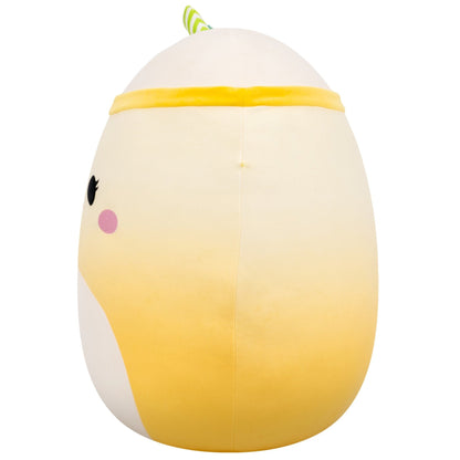 Squishmallows Popular | 20-Inch Medina the Yellow Lemonade Slushie | Jazwares