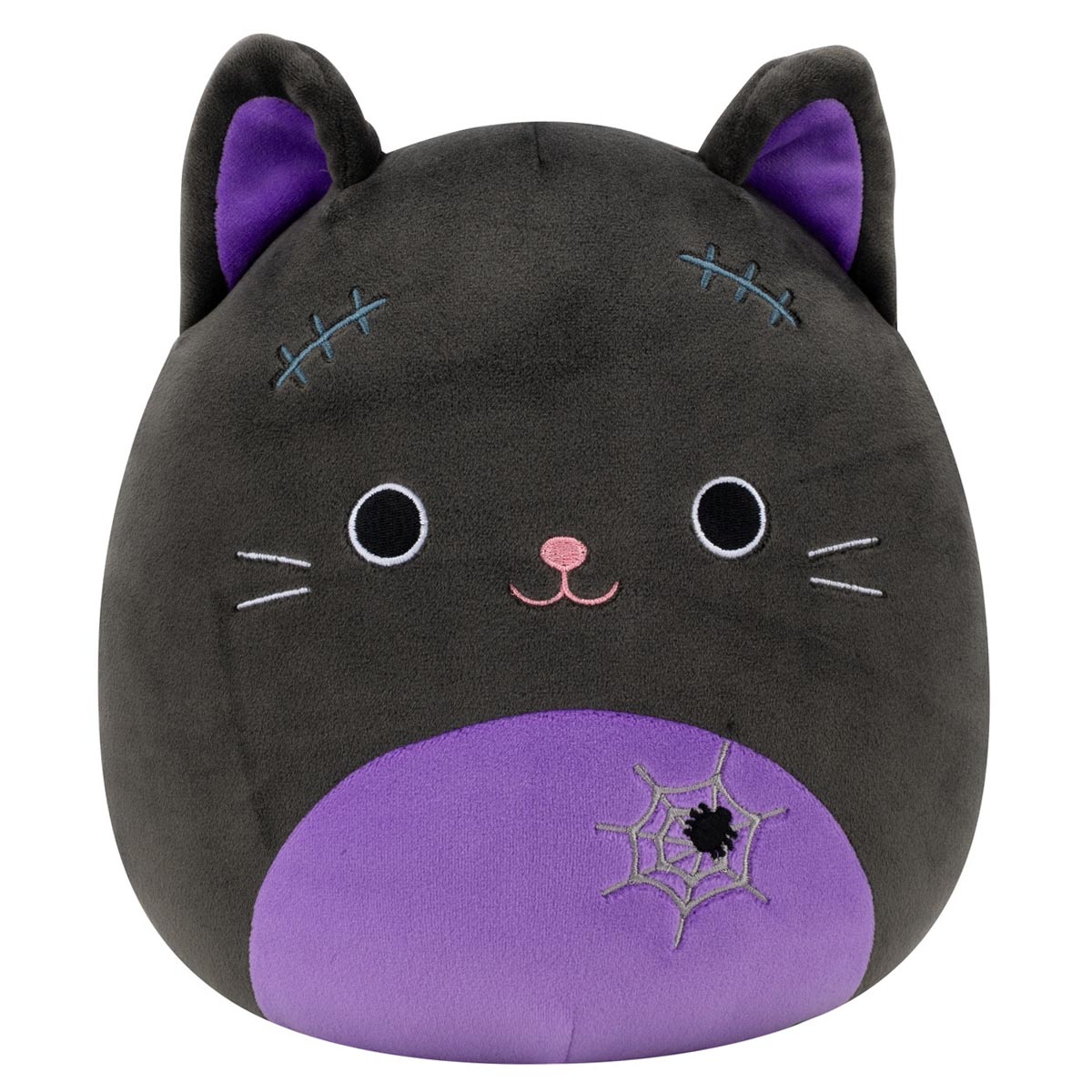 Squishmallows Exclusive | 8" Autumn the Black Cat with Purple Belly | Jazwares