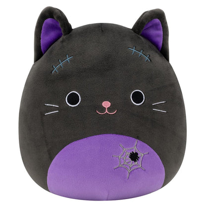 Squishmallows Exclusive | 8" Autumn the Black Cat with Purple Belly | Jazwares
