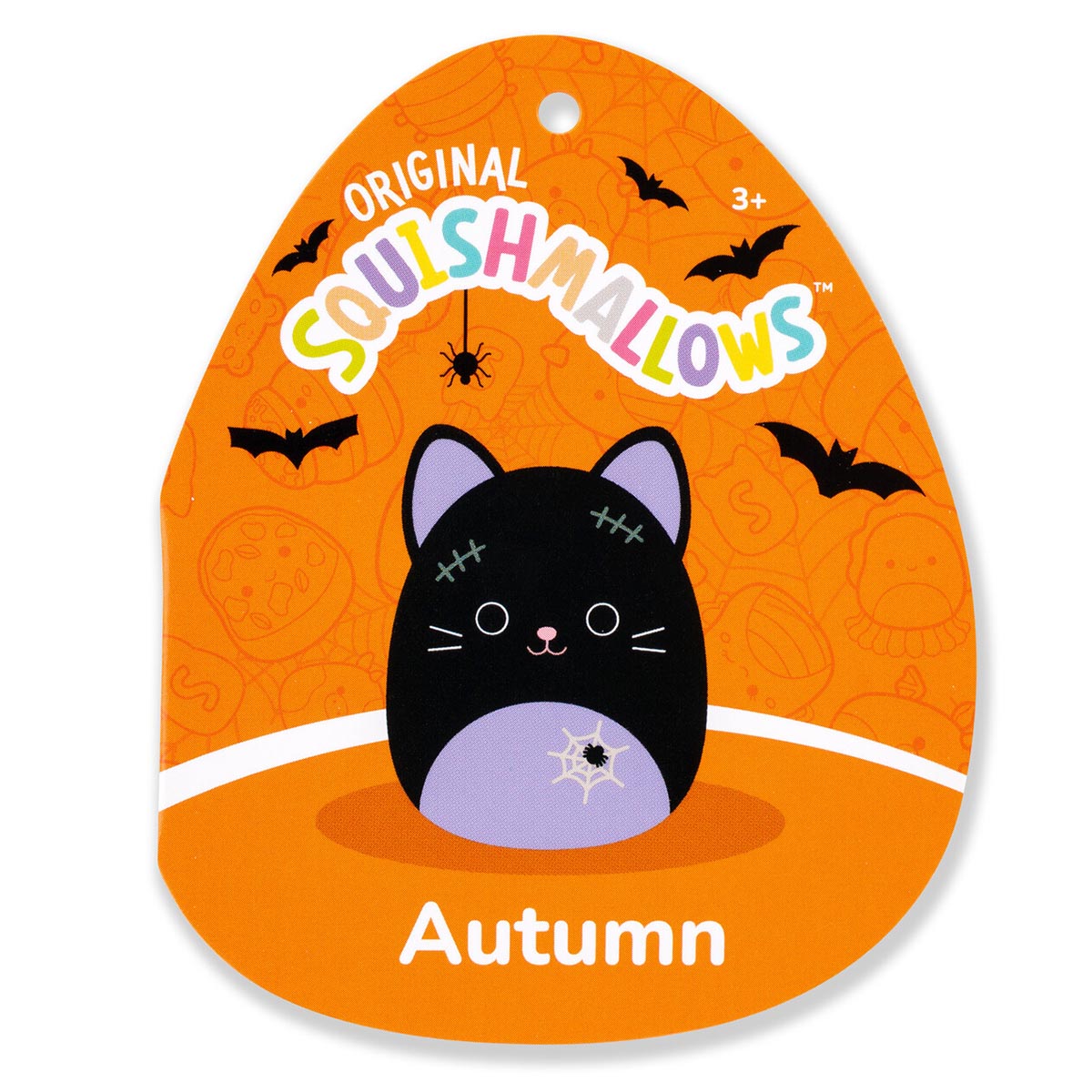 Squishmallows Exclusive | 8" Autumn the Black Cat with Purple Belly | Jazwares