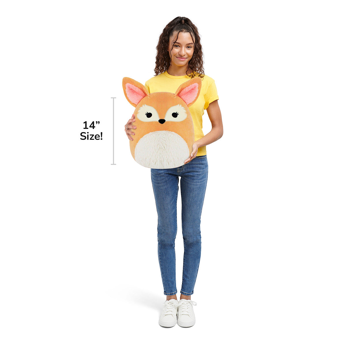 Squishmallows Customer Favorite | 14" Pace the Tan Fennec Fox | Jazwares