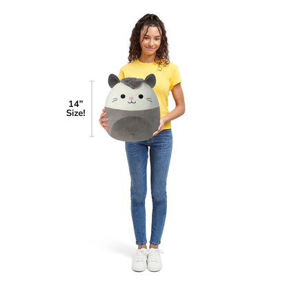 Squishmallows Classic | 14" Luanne the Grey Possum | Jazwares