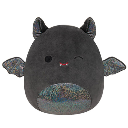 Squishmallows Essential | 8" Emily the Black Bat with Sparkly Belly | Jazwares