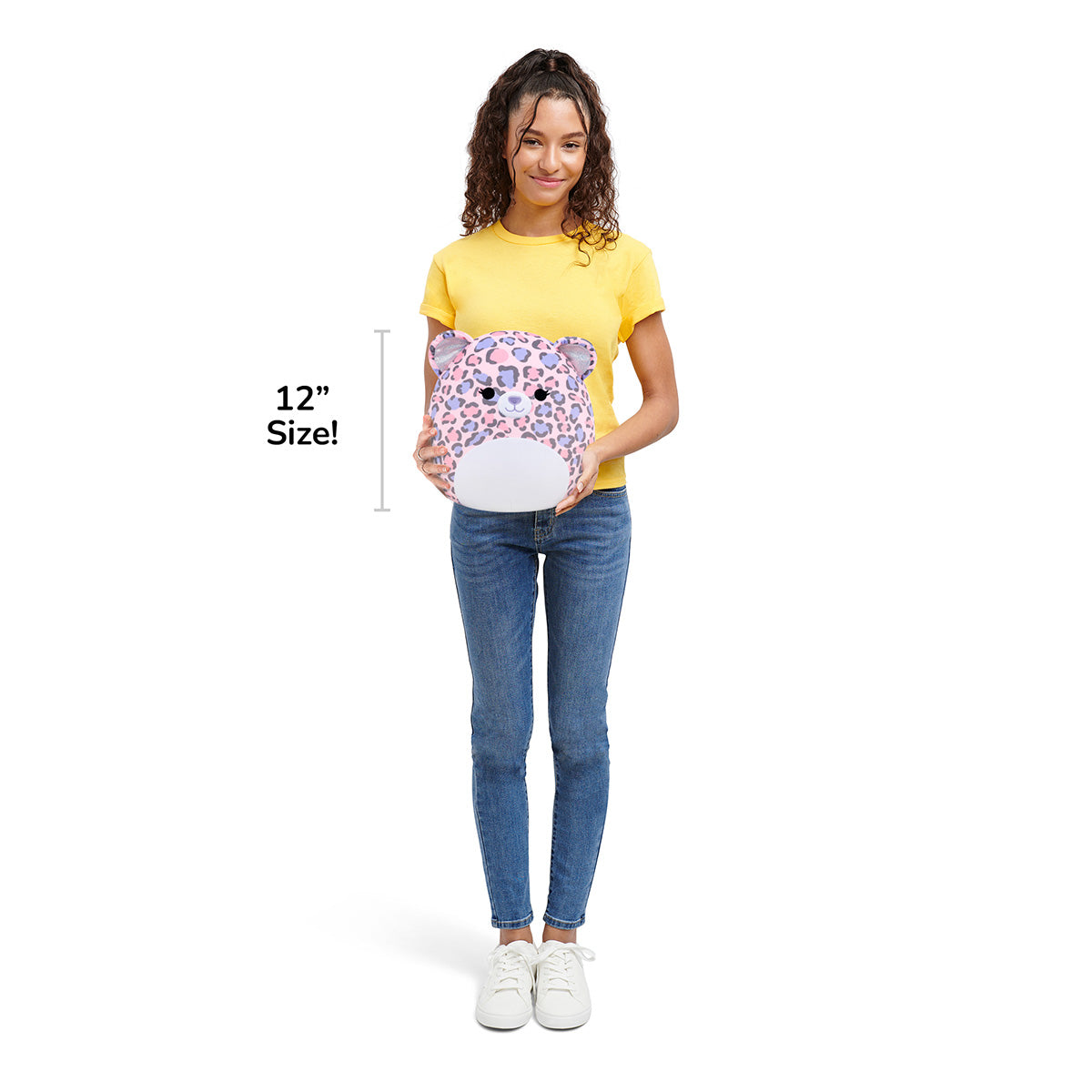 Squishmallows Hot Sale | 12" Dallas Pink and Purple Leopard | Jazwares