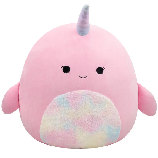 Squishmallows Value | 20" Esme the Pink Narwhal | Jazwares