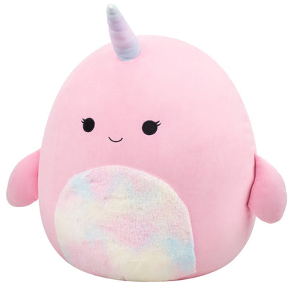 Squishmallows Value | 20" Esme the Pink Narwhal | Jazwares