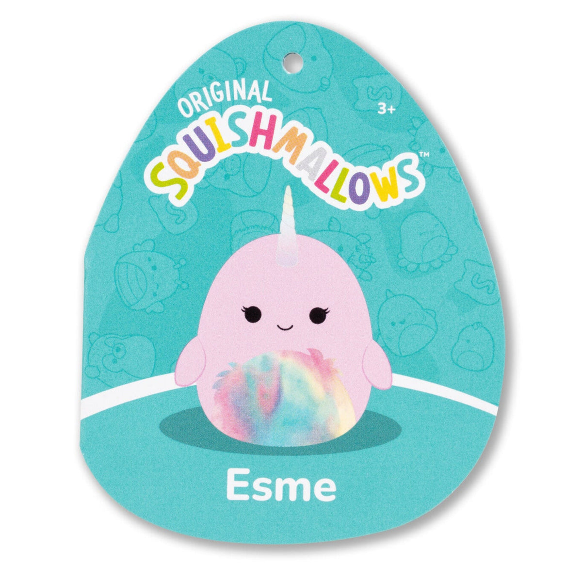 Squishmallows Value | 20" Esme the Pink Narwhal | Jazwares
