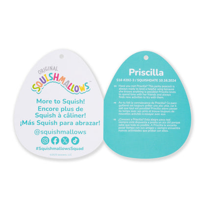 Squishmallows Value | 16" Priscilla the Blue Peacock | Jazwares