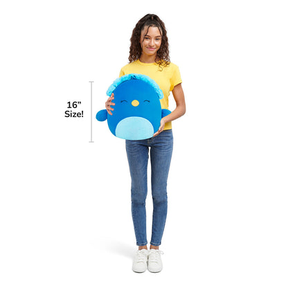 Squishmallows Value | 16" Priscilla the Blue Peacock | Jazwares