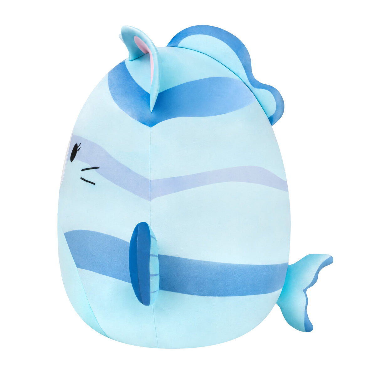 Squishmallows Exclusive | 20" Melinda the Blue Striped Cat Fish | Jazwares