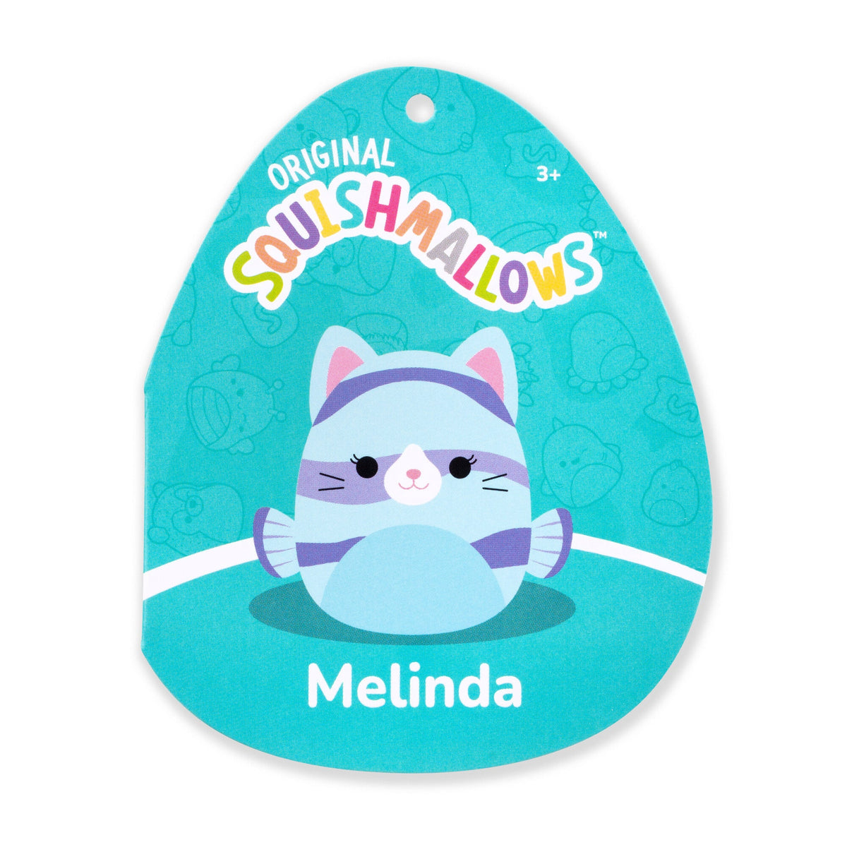 Squishmallows Exclusive | 20" Melinda the Blue Striped Cat Fish | Jazwares