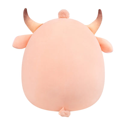 Squishmallows Customer Favorite | 20" Howland the Peach Brahman Bull | Jazwares