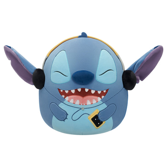 Squishmallows Smart Buy | 14" Disney Stitch with Headphones | Jazwares