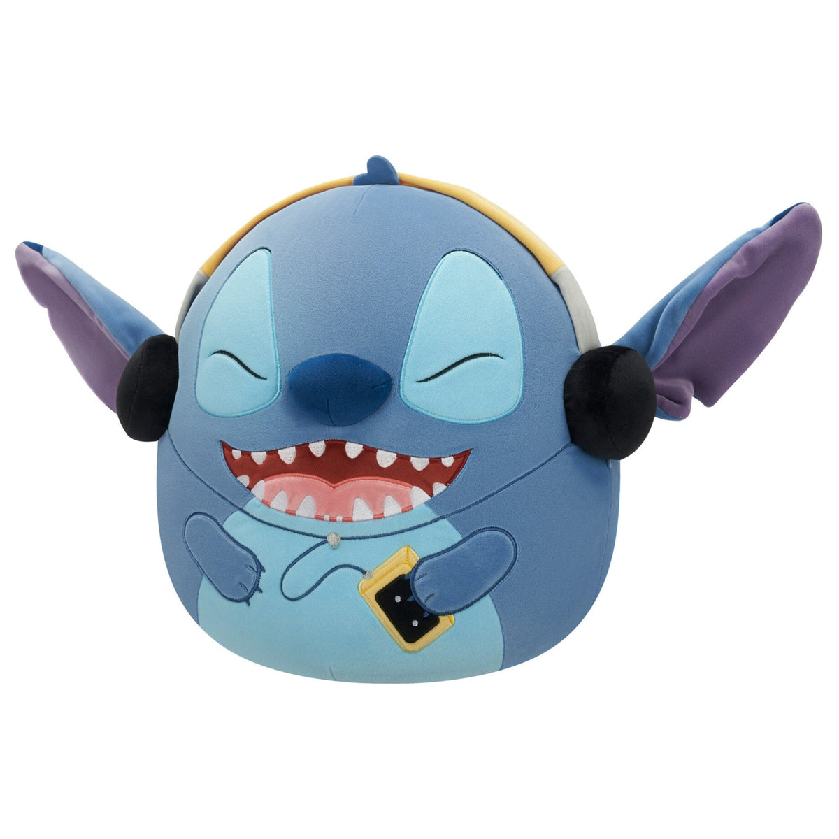 Squishmallows Smart Buy | 14" Disney Stitch with Headphones | Jazwares