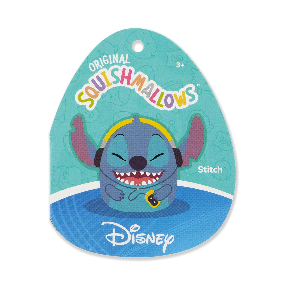 Squishmallows Smart Buy | 14" Disney Stitch with Headphones | Jazwares