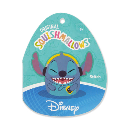 Squishmallows Smart Buy | 14" Disney Stitch with Headphones | Jazwares