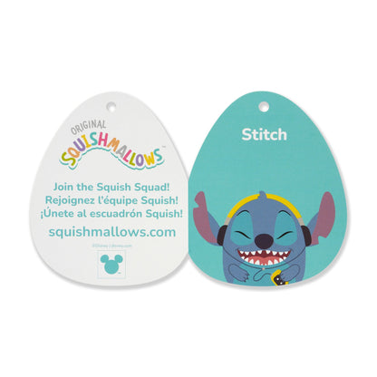 Squishmallows Smart Buy | 14" Disney Stitch with Headphones | Jazwares