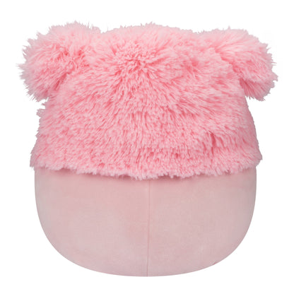 Squishmallows Premium | 8" Brina the Pink Bigfoot with Fuzzy Belly | Jazwares