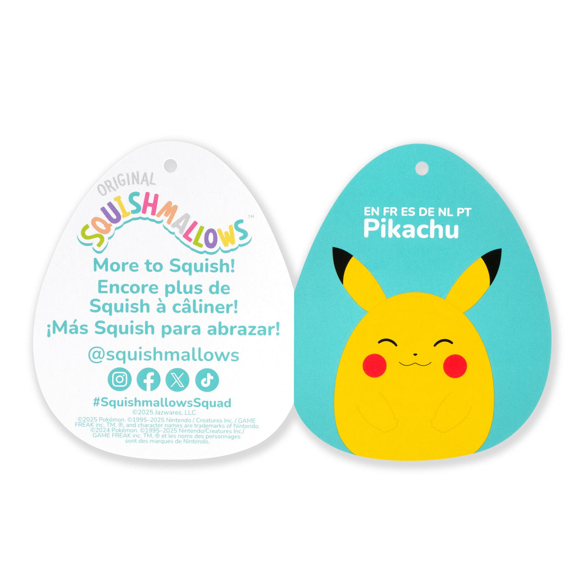 Squishmallows Trending | Pokémon 20" Happy Pikachu Plush | Jazwares