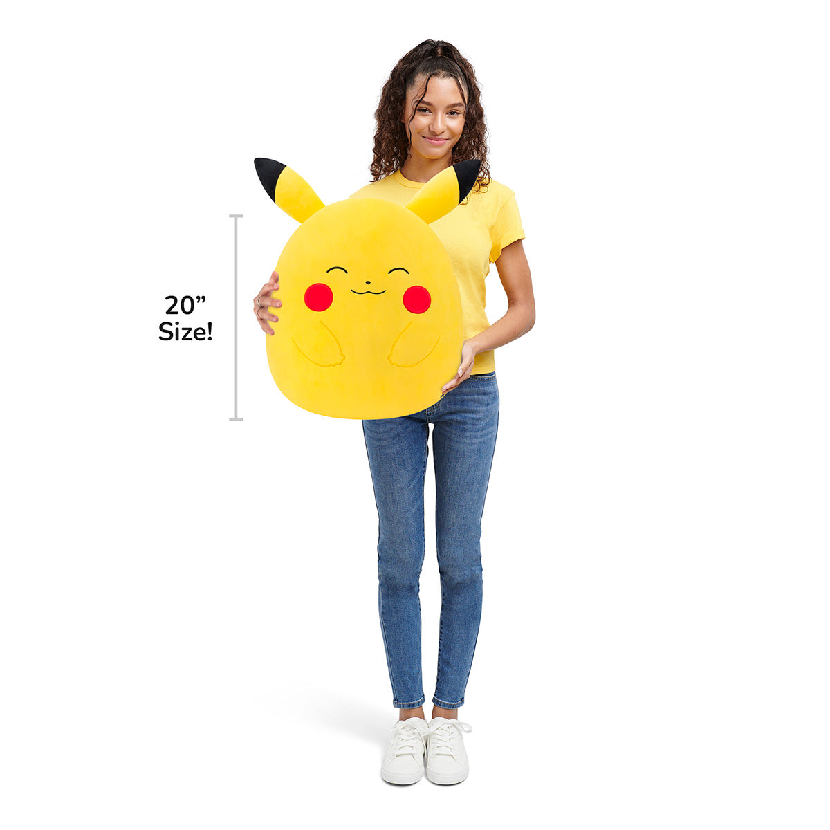 Squishmallows Trending | Pokémon 20" Happy Pikachu Plush | Jazwares