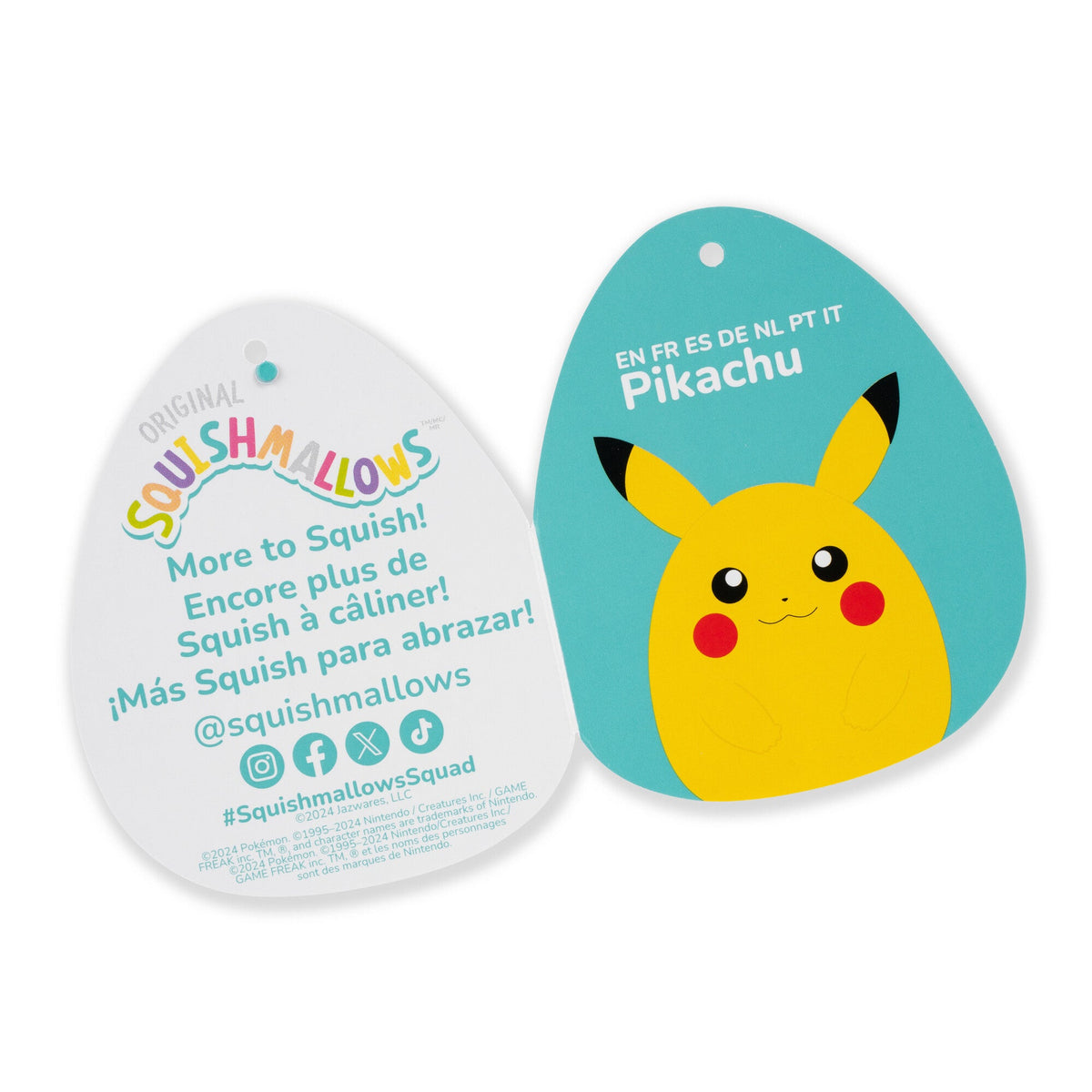 Squishmallows Hot Sale | 3.5" Pokémon Pikachu Clip | Jazwares