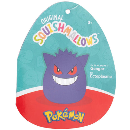 Squishmallows Signature | 3.5-Inch Pokémon Gengar Clip | Jazwares
