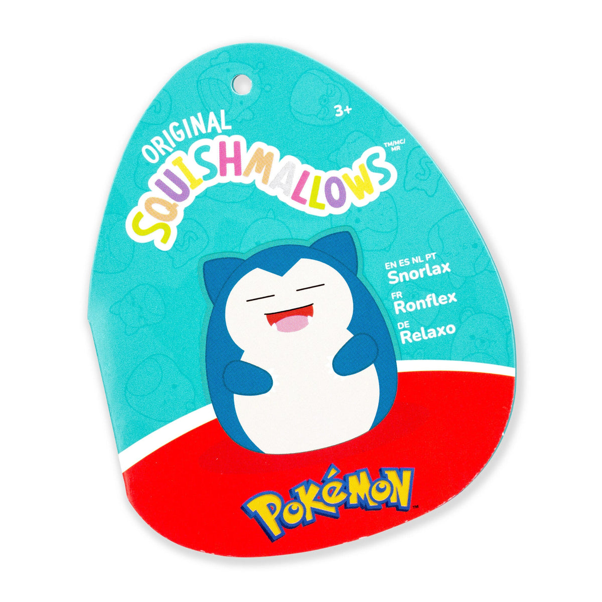 Squishmallows Signature | 3.5" Pokémon Snorlax Clip | Jazwares