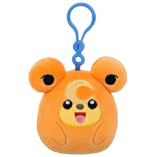 Squishmallows Trending | 3.5-Inch Pokémon Teddiursa Clip | Jazwares